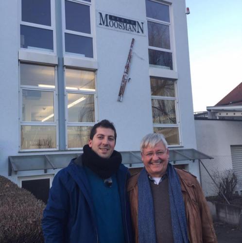 Tiago Almeida e Bernd Moosmann em Bernd Moosmann GmbH - Waiblingen