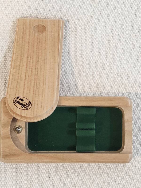 Caixa em madeira para 2 palhetas - "Chiarugi"