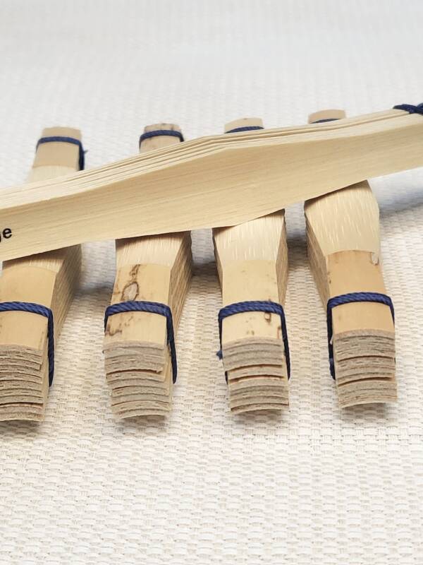 Canas goivadas, formadas e raspadas "Prestige" (fio azul)