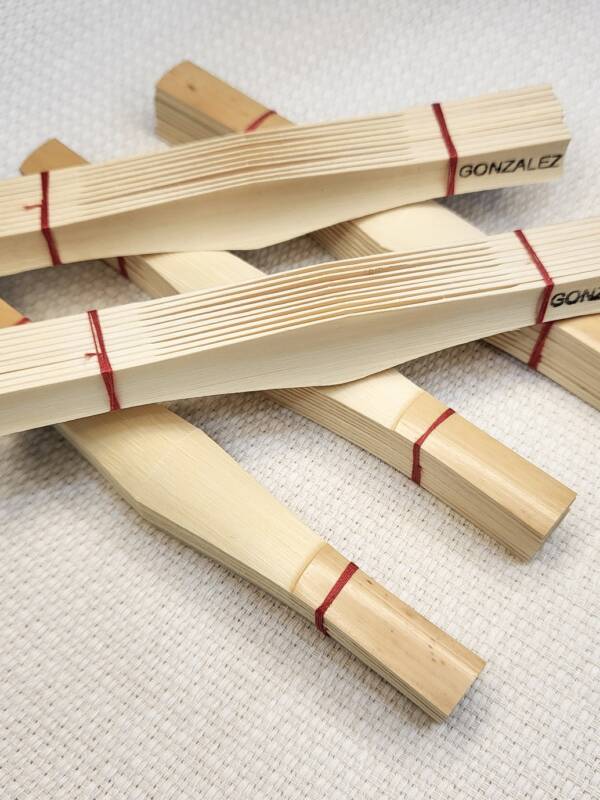 Canas goivadas, formadas e raspadas "Gonzalez"