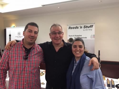 Tiago Almeida e Udo Heng (Reeds 'n Stuff) - Musikmesse 2017, Frankfurt